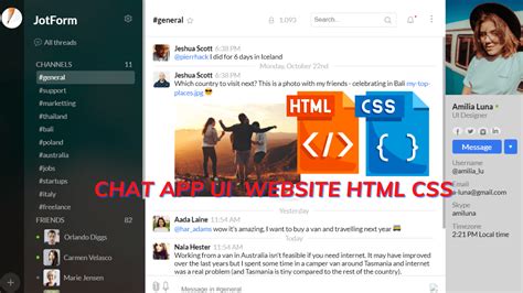 chat html5|Chat Application Using HTML, CSS and JavaScript